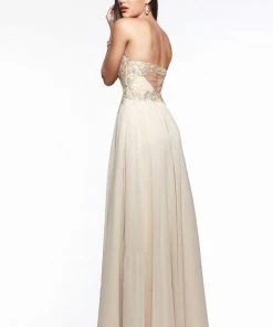 Faviana - S7325 Long Strapless Prom Gown