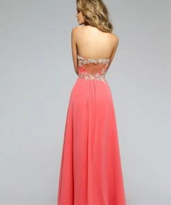 Faviana - S7325 Long Strapless Prom Gown