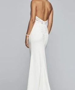 Faviana - Sleeveless Front Cutout Open Back Sheath Dress S10296 - 1 Pc Black In Size 8 Available Formal Gowns