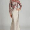 Feriani Couture - Embellished Fitted Long Sleeves Dress 18606 1 Feriani Couture - Embellished Fitted Long Sleeves Dress 18606