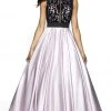 Blush By Alexia Designs Formal Gowns Flair Prom - 19023 Lace Bateau Satin Ballgown
