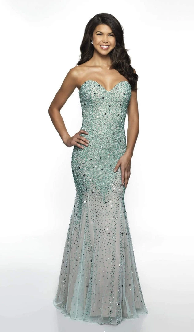 Blush By Alexia Designs Flair Prom - 19084 Beaded Ornate Strapless Sweetheart Mermaid Gown Formal Gowns 8 Blush By Alexia Designs Flair Prom - 19084 Beaded Ornate Strapless Sweetheart Mermaid Gown Formal Gowns