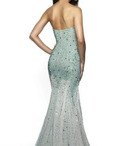 Blush By Alexia Designs Flair Prom - 19084 Beaded Ornate Strapless Sweetheart Mermaid Gown Formal Gowns 15 Blush By Alexia Designs Flair Prom - 19084 Beaded Ornate Strapless Sweetheart Mermaid Gown Formal Gowns