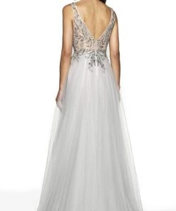 Blush By Alexia Designs Formal Gowns Flair Prom - 19104 Beaded Lace Tulle A-line Dress