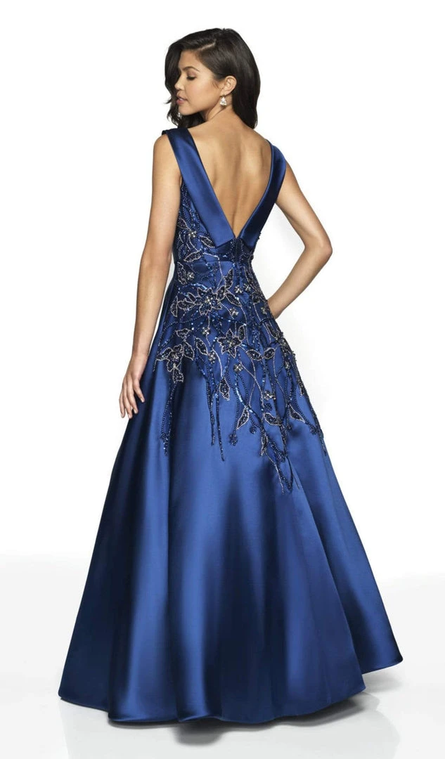 Blush By Alexia Designs Flair Prom - 19202 Plunging V-Neck A-Line Gown Formal Gowns 4 Blush By Alexia Designs Flair Prom - 19202 Plunging V-Neck A-Line Gown Formal Gowns