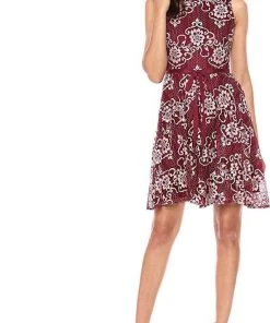 Cocktail Dresses Gabby Skye - 17871M Lace Jewel A-Line Cocktail Dress
