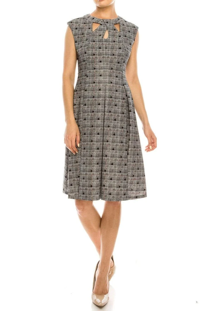 Gabby Skye - 18416M Polka Dot Jewel Cocktail Dress 3 Gabby Skye - 18416M Polka Dot Jewel Cocktail Dress