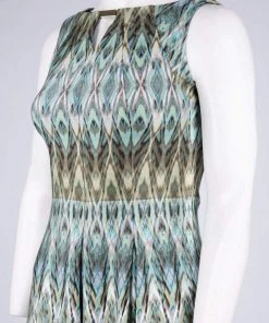 Gabby Skye - 18986M Multi Print Sheath Dress Cocktail Dresses