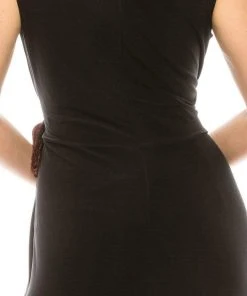 Gabby Skye - 85172M Dual Toned Metallic Waist Tie Wide Leg Jumpsuit Prom Dresses 17 Gabby Skye - 85172M Dual Toned Metallic Waist Tie Wide Leg Jumpsuit Prom Dresses