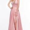 Colors Dress Formal Gowns Glow By Colors - Embellished Deep V-neck A-line Dress G813 - 1 Pc Blush In Size 8 Available 1 Colors Dress Formal Gowns Glow By Colors - Embellished Deep V-neck A-line Dress G813 - 1 Pc Blush In Size 8 Available