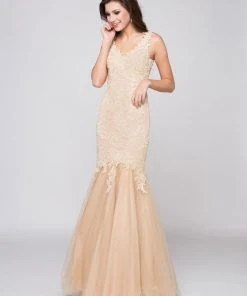 Colors Dress Formal Gowns Glow By Colors - G290-1 V-neck Beaded Lace Mermaid Gown 12 Colors Dress Formal Gowns Glow By Colors - G290-1 V-neck Beaded Lace Mermaid Gown
