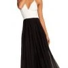 Harper And Lemon - 22266 Two Tone Plunging V-neck A-line Dress Formal Gowns