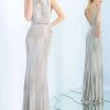 Ieena Duggal - 25845I Ribbed Jersey Fitted Gown Formal Gowns 1 Ieena Duggal - 25845I Ribbed Jersey Fitted Gown Formal Gowns