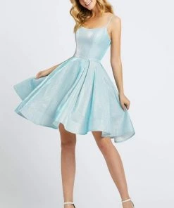 Ieena Duggal - 25982I Fitted Scoop A-Line Cocktail Dress