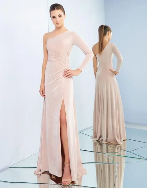 Formal Gowns Ieena Duggal - 26038I Side Gathered Asymmetrical Evening Dress 3 Formal Gowns Ieena Duggal - 26038I Side Gathered Asymmetrical Evening Dress