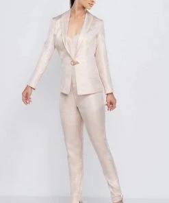 Plus Size Dresses Ieena Duggal - 26085I Strapless Sweetheart Jumpsuit With Jacket