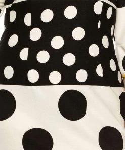 Plus Size Dresses ILE Clothing - SCP1082 Polka Dots Sheath Short Dress