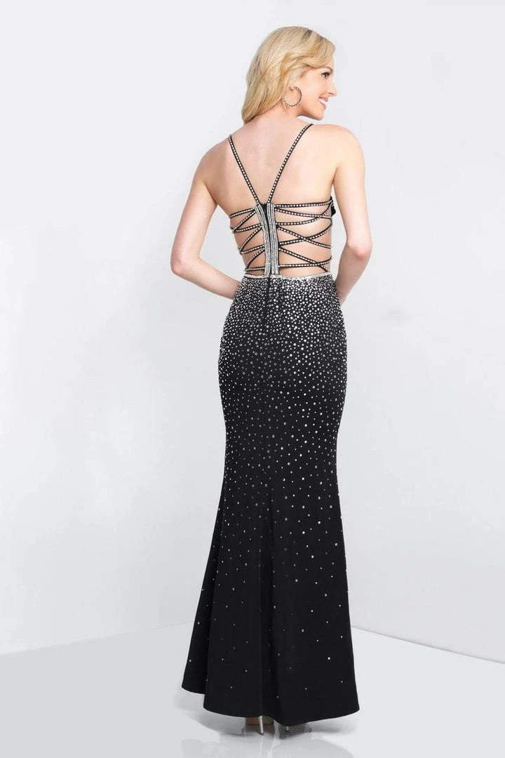 Blush By Alexia Designs Intrigue - 402 Embellished Bateau Sheath Dress 4 Blush By Alexia Designs Intrigue - 402 Embellished Bateau Sheath Dress