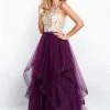 Blush By Alexia Designs Formal Gowns Intrigue - 421 Beaded Illusion Scoop A-line Dress