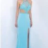 Blush By Alexia Designs Intrigue - Beaded Illusion Jewel Neckline With Side Slit Gown 178 Formal Gowns 2 Blush By Alexia Designs Intrigue - Beaded Illusion Jewel Neckline With Side Slit Gown 178 Formal Gowns