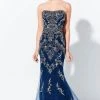 Ivonne D By Mon Cheri - 120D06 Embellished Strapless Long Dress - 1 Pc Navy In Size 8 Available 2 Ivonne D By Mon Cheri - 120D06 Embellished Strapless Long Dress - 1 Pc Navy In Size 8 Available