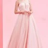J'Adore Dresses - J16004 Strapless Sparkle Tulle Ballgown Formal Gowns