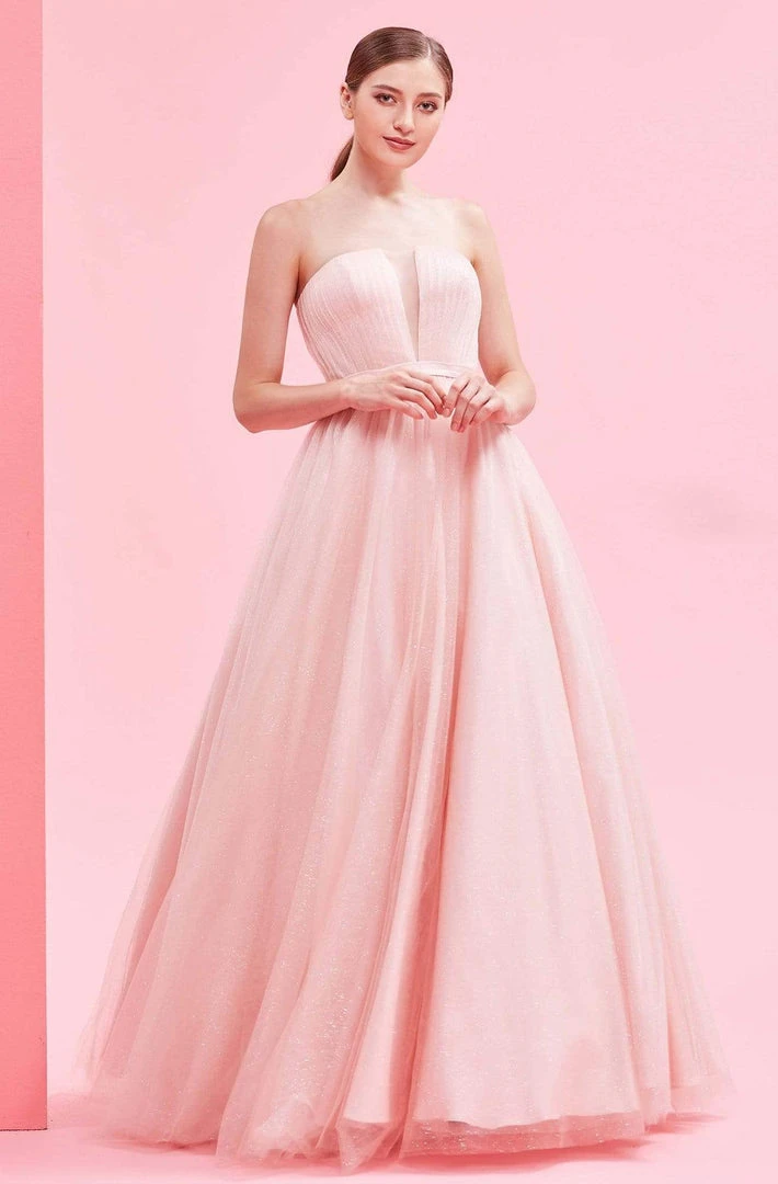 J'Adore Dresses - J16004 Strapless Sparkle Tulle Ballgown Formal Gowns 3 J'Adore Dresses - J16004 Strapless Sparkle Tulle Ballgown Formal Gowns