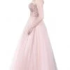 Formal Gowns J'Adore Dresses - J5056L Strapless Fully Beaded Bodice Tulle A-Line Gown