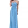 Formal Gowns J'Adore Dresses - J11339 Crisscrossed Halter Strap Ruched Long Dress