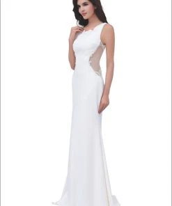 J'Adore Dresses - J11353 Swirl Beaded Illusion Cutout Long Gown 7 J'Adore Dresses - J11353 Swirl Beaded Illusion Cutout Long Gown