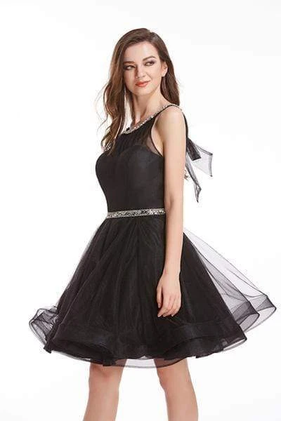 J'Adore Dresses - J12025 Embellished Halter A-line Cocktail Dress Cocktail Dresses 3 J'Adore Dresses - J12025 Embellished Halter A-line Cocktail Dress Cocktail Dresses