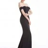 J'Adore Dresses - J12050 Off-Shoulder Mermaid Evening Gown