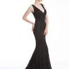 J'Adore Dresses - J12070 V-Neck Lace Mermaid Evening Dress Formal Gowns 1 J'Adore Dresses - J12070 V-Neck Lace Mermaid Evening Dress Formal Gowns
