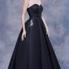Formal Gowns J'Adore Dresses - J13065 Strapless Beaded Waist Pleated Ballgown 1 Formal Gowns J'Adore Dresses - J13065 Strapless Beaded Waist Pleated Ballgown
