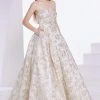 J'Adore Dresses - J14002 Metallic Strapless Sweetheart Ballgown Formal Gowns 1 J'Adore Dresses - J14002 Metallic Strapless Sweetheart Ballgown Formal Gowns