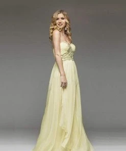 Formal Gowns J'Adore Dresses - J3020 Rhinestone Embellished Sweetheart Chiffon Gown
