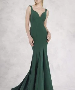 Janique - JQ1820 Sleeveless Vibrant Crepe Mermaid Gown 11 Janique - JQ1820 Sleeveless Vibrant Crepe Mermaid Gown