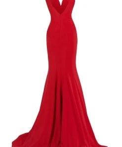 Janique - JQ1820 Sleeveless Vibrant Crepe Mermaid Gown 15 Janique - JQ1820 Sleeveless Vibrant Crepe Mermaid Gown