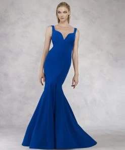 Janique - JQ1820 Sleeveless Vibrant Crepe Mermaid Gown 13 Janique - JQ1820 Sleeveless Vibrant Crepe Mermaid Gown