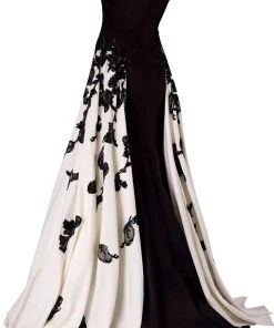 Formal Gowns Janique - Strapless Sweetheart Filigree Overlay Gown W1376 26 Formal Gowns Janique - Strapless Sweetheart Filigree Overlay Gown W1376