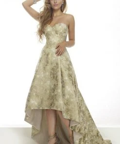 Formal Gowns Janique - Strapless Sweetheart Hi-Lo A Line Gown C1680