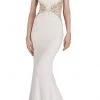 Janique - W974 Jersey Gown In Ivory Formal Gowns 2 Janique - W974 Jersey Gown In Ivory Formal Gowns