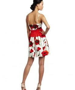 Jessica Simpson - Sleeveless Floral Cocktail Dress JS2P3632 Cocktail Dresses