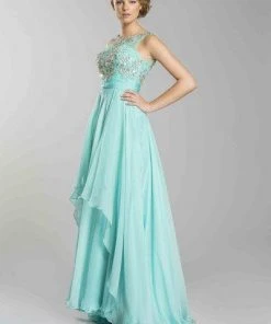 Aspeed Design - Jewel Embellished Layered Chiffon Prom Dress 11 Aspeed Design - Jewel Embellished Layered Chiffon Prom Dress