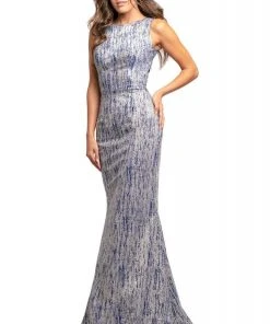 Johnathan Kayne - 2004 Glitter Printed Ponte Knit Mermaid Gown Formal Gowns 9 Johnathan Kayne - 2004 Glitter Printed Ponte Knit Mermaid Gown Formal Gowns