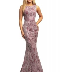 Johnathan Kayne - 2004 Glitter Printed Ponte Knit Mermaid Gown Formal Gowns 11 Johnathan Kayne - 2004 Glitter Printed Ponte Knit Mermaid Gown Formal Gowns