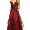 Johnathan Kayne - 2006 Embellished Deep V-neck A-line Gown 1 Johnathan Kayne - 2006 Embellished Deep V-neck A-line Gown