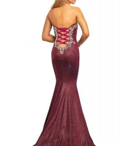 Formal Gowns Johnathan Kayne - 2007 Beaded Plunge Metallic Glitter Mermaid Gown 9 Formal Gowns Johnathan Kayne - 2007 Beaded Plunge Metallic Glitter Mermaid Gown