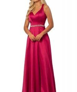 Formal Gowns Johnathan Kayne - 2013 Bejeweled Waist Wrap High Slit Long Gown 9 Formal Gowns Johnathan Kayne - 2013 Bejeweled Waist Wrap High Slit Long Gown