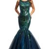 Formal Gowns Johnathan Kayne - 2018 Sequin Embellished Scoop Mermaid Gown 2 Formal Gowns Johnathan Kayne - 2018 Sequin Embellished Scoop Mermaid Gown